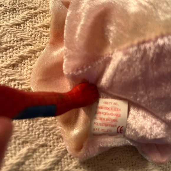 RARE ERROR TAG TY Beanie Baby Goochy Jellyfish Iridescent NEW Vintage 90s - Picture 4 of 7